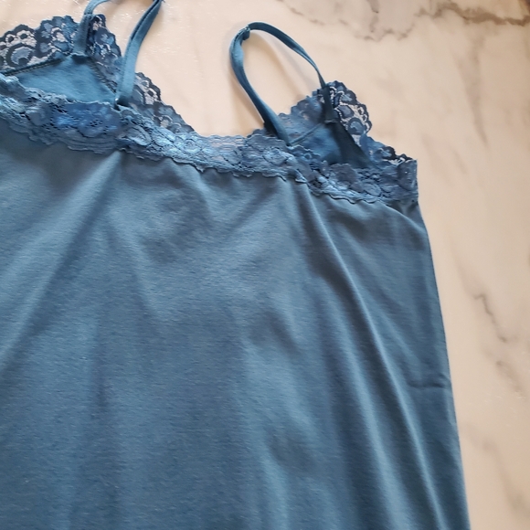 Attention Plus Lace Trim Cami Tank Top size 1X - Picture 7 of 12